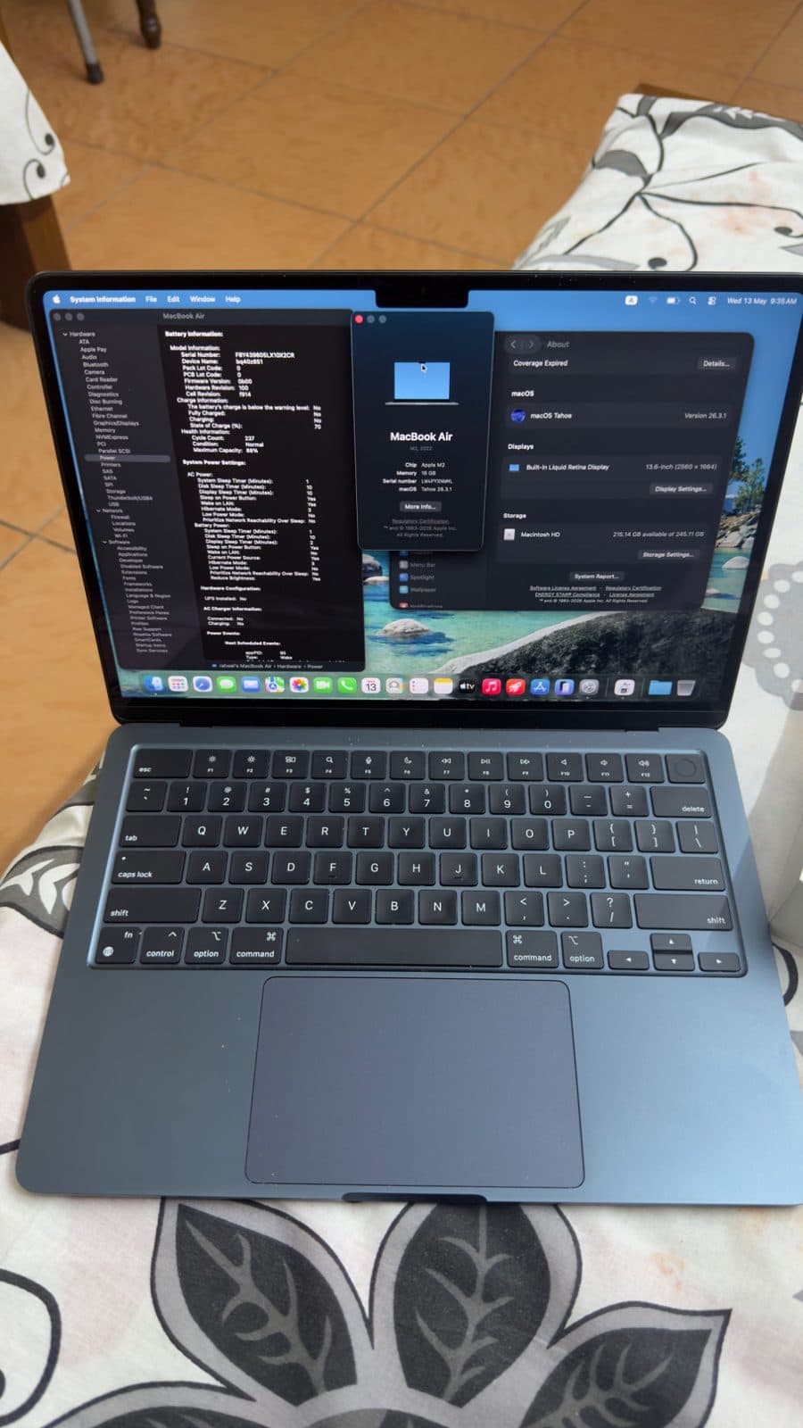 MacBook Air M2 16/256GB